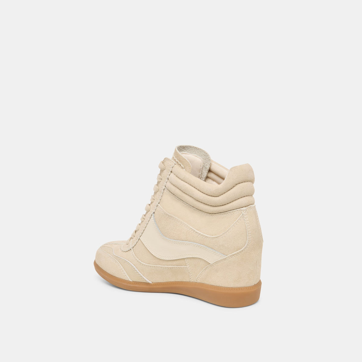 Dolce Vita SHOES Issac Oatmeal Suede Sneakers