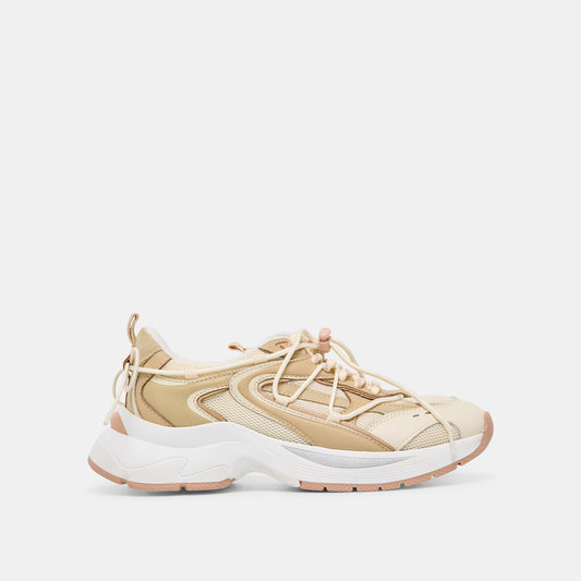 Dolce Vita SHOES Selmar Off White Leather Sneakers