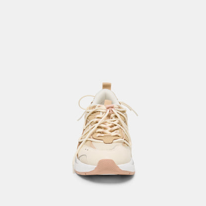 Dolce Vita SHOES Selmar Off White Leather Sneakers