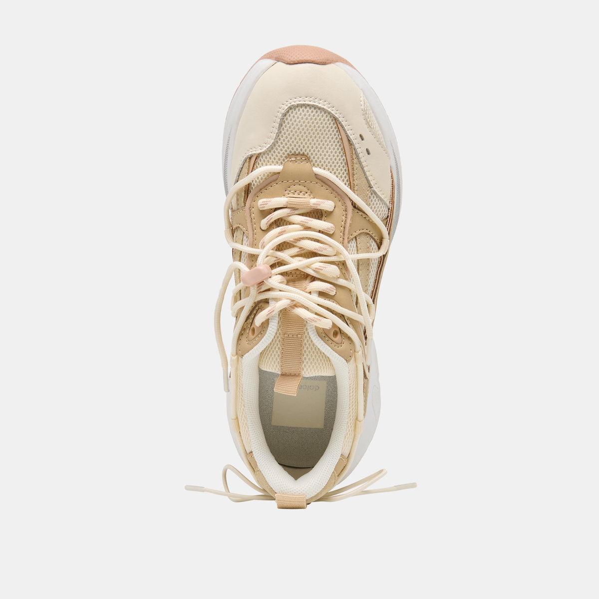 Dolce Vita SHOES Selmar Off White Leather Sneakers