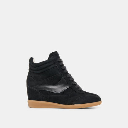 Dolce Vita SHOES Issac Onyx Suede Sneakers