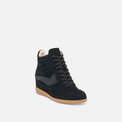 Dolce Vita SHOES Issac Onyx Suede Sneakers