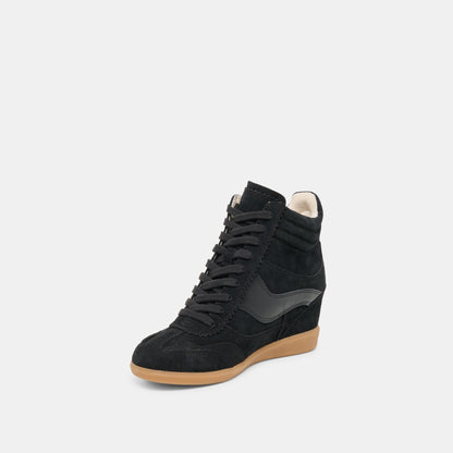 Dolce Vita SHOES Issac Onyx Suede Sneakers
