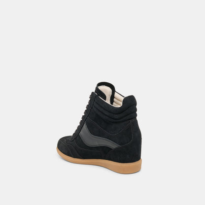 Dolce Vita SHOES Issac Onyx Suede Sneakers