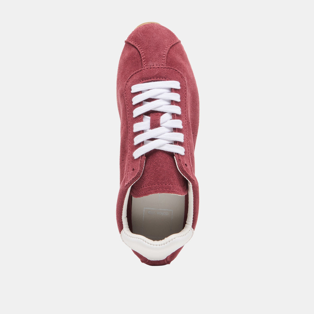 Dolce Vita SHOES Serina Burgundy Suede Sneakers