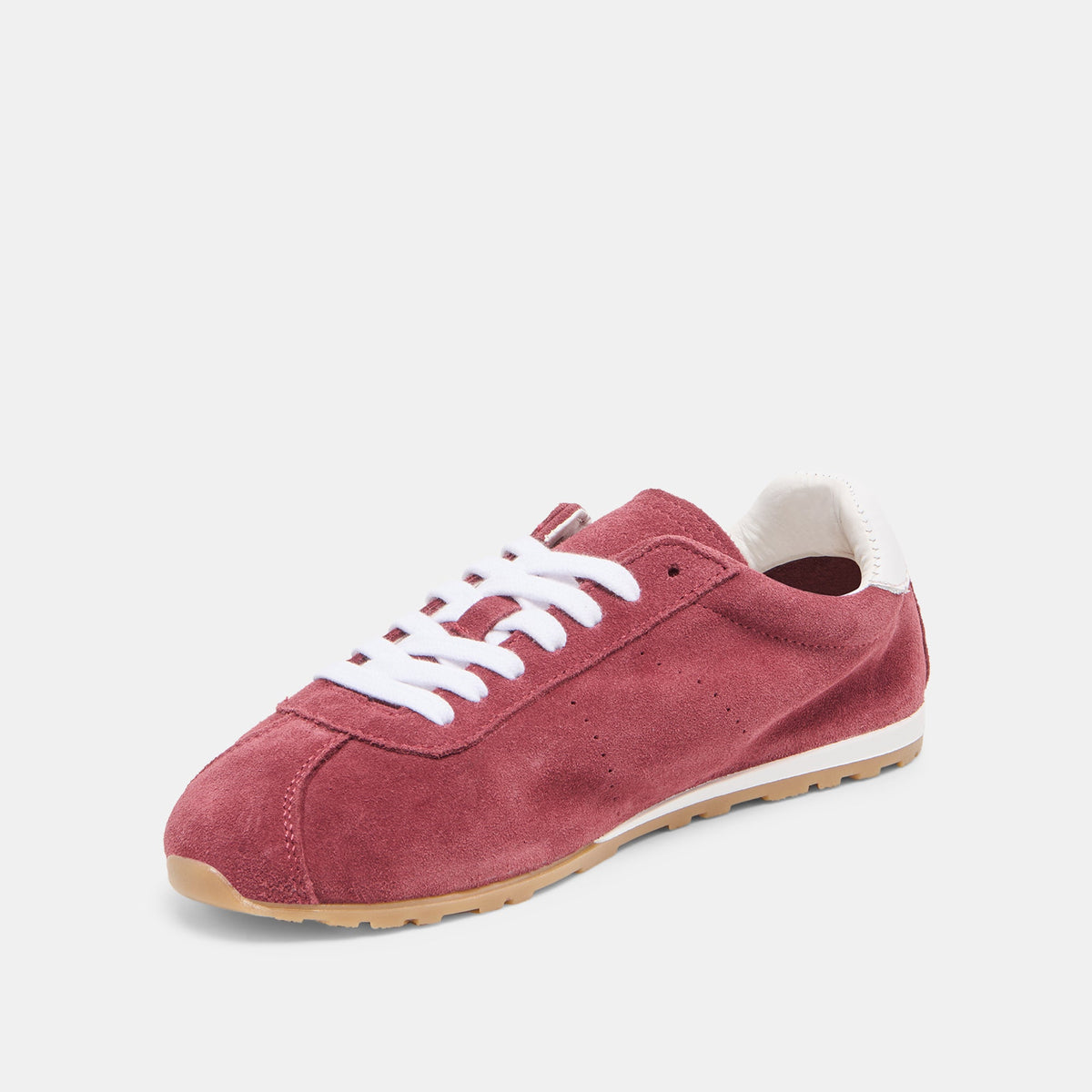 Dolce Vita SHOES Serina Burgundy Suede Sneakers