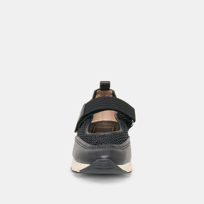 Dolce Vita SHOES Seline Black Mesh Sneakers