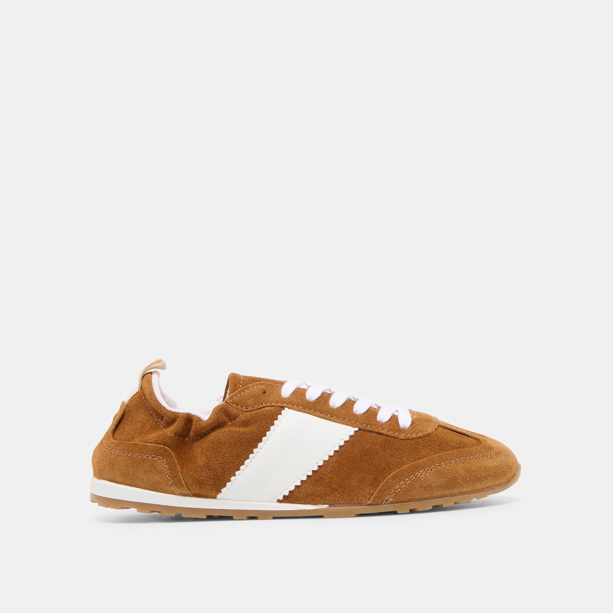 Dolce Vita SHOES Shyla Cognac Suede Sneakers