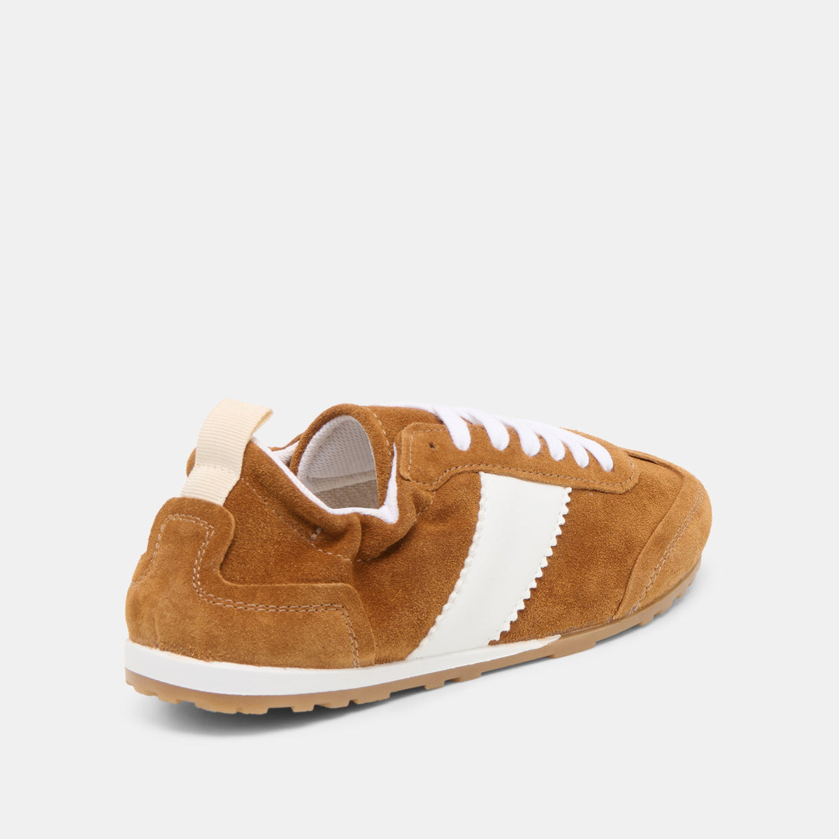 Dolce Vita SHOES Shyla Cognac Suede Sneakers