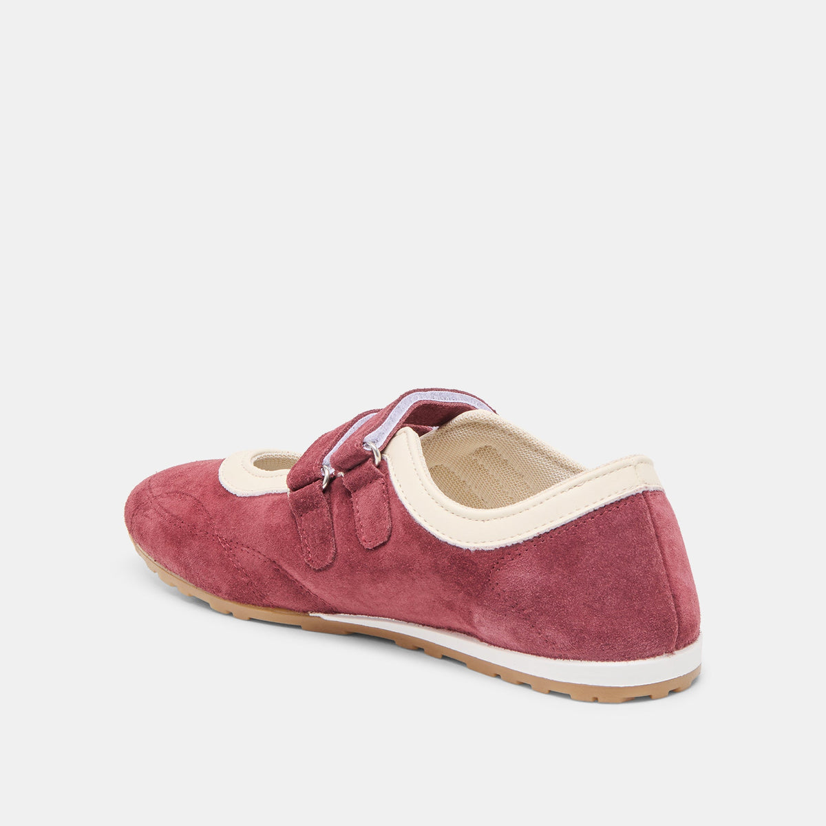 Dolce Vita SHOES Swan Burgundy Suede Sneakers