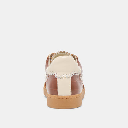 Dolce Vita SHOES NOTICE STITCH SNEAKERS COGNAC CROCO EMBOSSED LEATHER
 – Dolce Vita