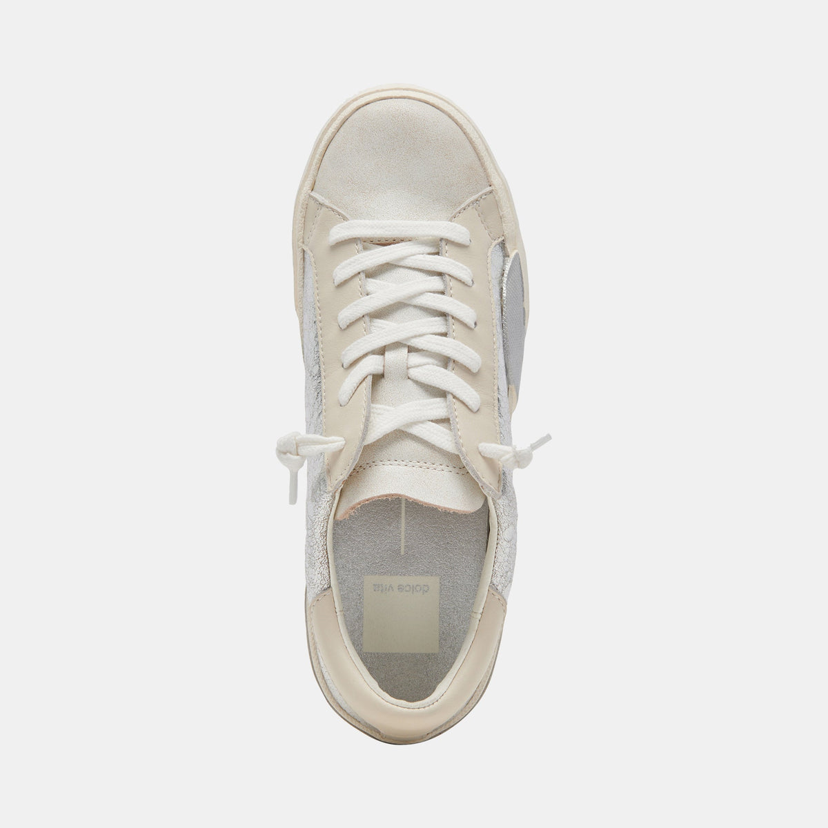Dolce Vita SHOES Zina Sneakers Chrome Distressed Leather | Chrome Leather Sneakers
 – Dolce Vita