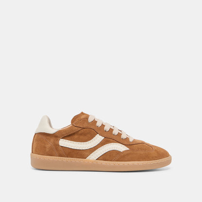 Dolce Vita SHOES Rebel Pecan Suede Sneakers