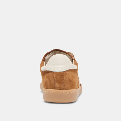 Dolce Vita SHOES Rebel Pecan Suede Sneakers