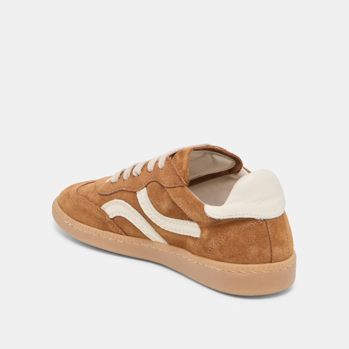 Dolce Vita SHOES Rebel Pecan Suede Sneakers