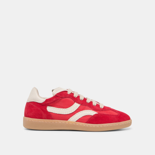 Dolce Vita SHOES Rebel Crimson Nylon Sneakers