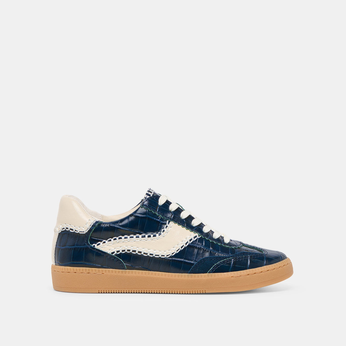 Dolce Vita SHOES NOTICE STITCH SNEAKERS INK CROCO EMBOSSED LEATHER
 – Dolce Vita
