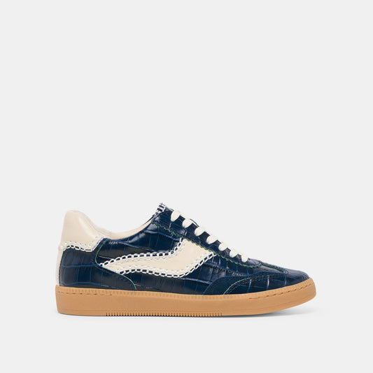 Dolce Vita SHOES NOTICE STITCH SNEAKERS INK CROCO EMBOSSED LEATHER
 – Dolce Vita