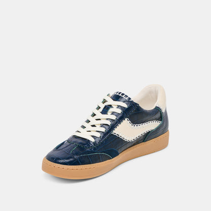Dolce Vita SHOES NOTICE STITCH SNEAKERS INK CROCO EMBOSSED LEATHER
 – Dolce Vita