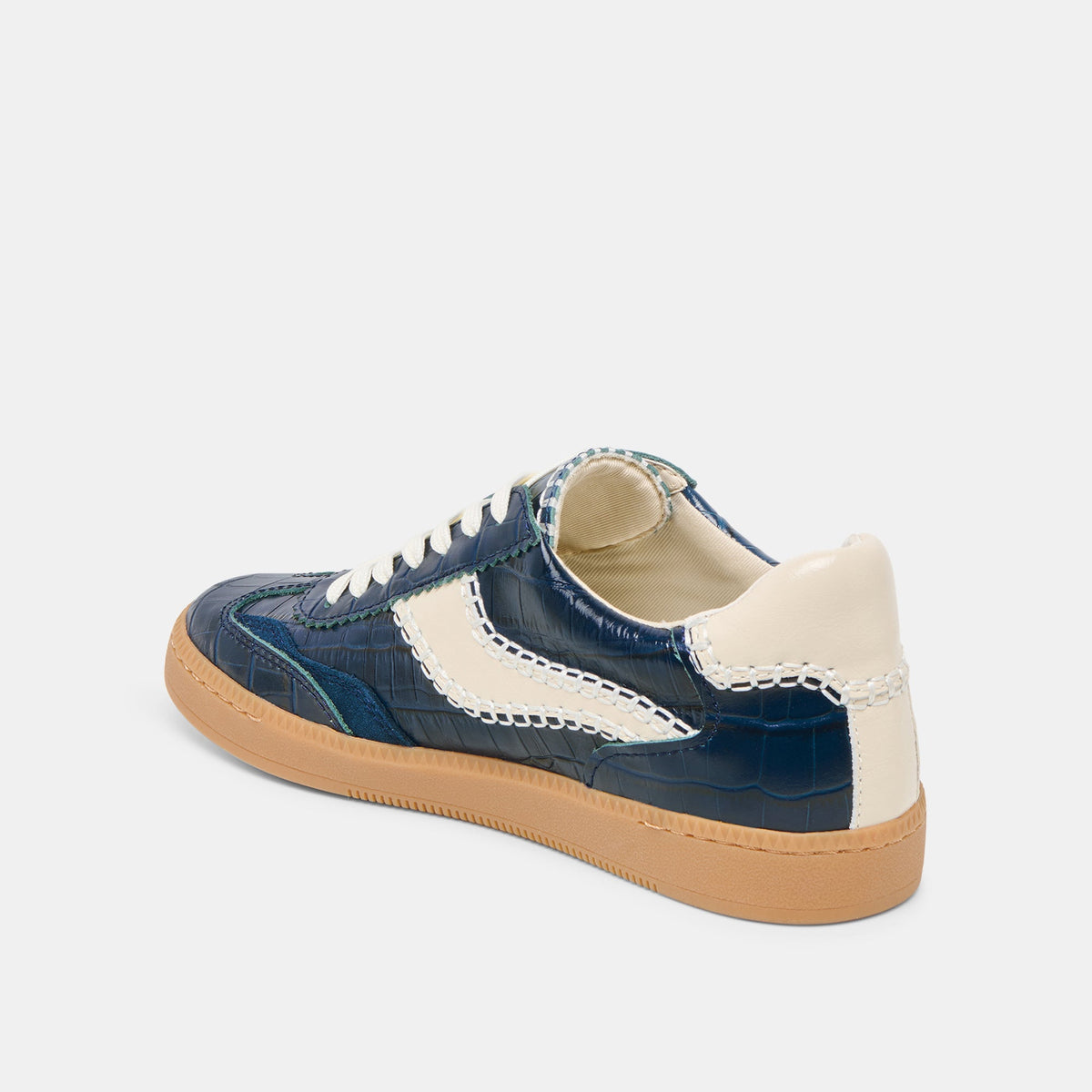 Dolce Vita SHOES NOTICE STITCH SNEAKERS INK CROCO EMBOSSED LEATHER
 – Dolce Vita