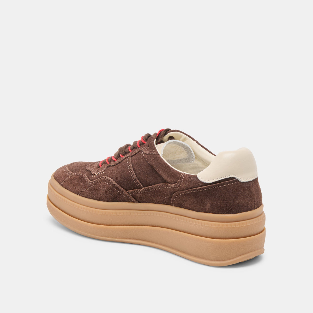 Dolce Vita SHOES Naomy H2O Waterproof Dk Brown Suede Sneakers