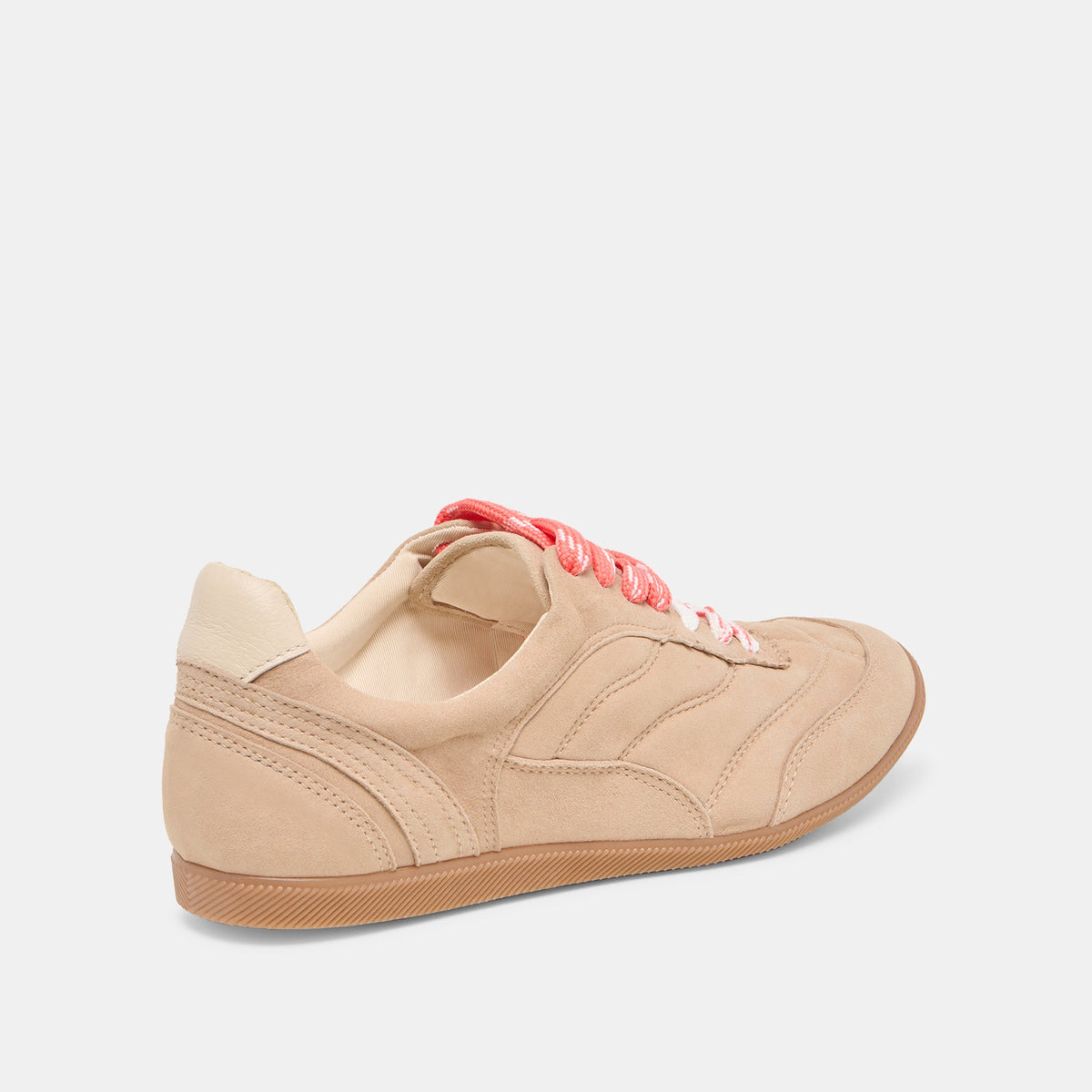 Dolce Vita SHOES Laini Camel Suede Sneakers
