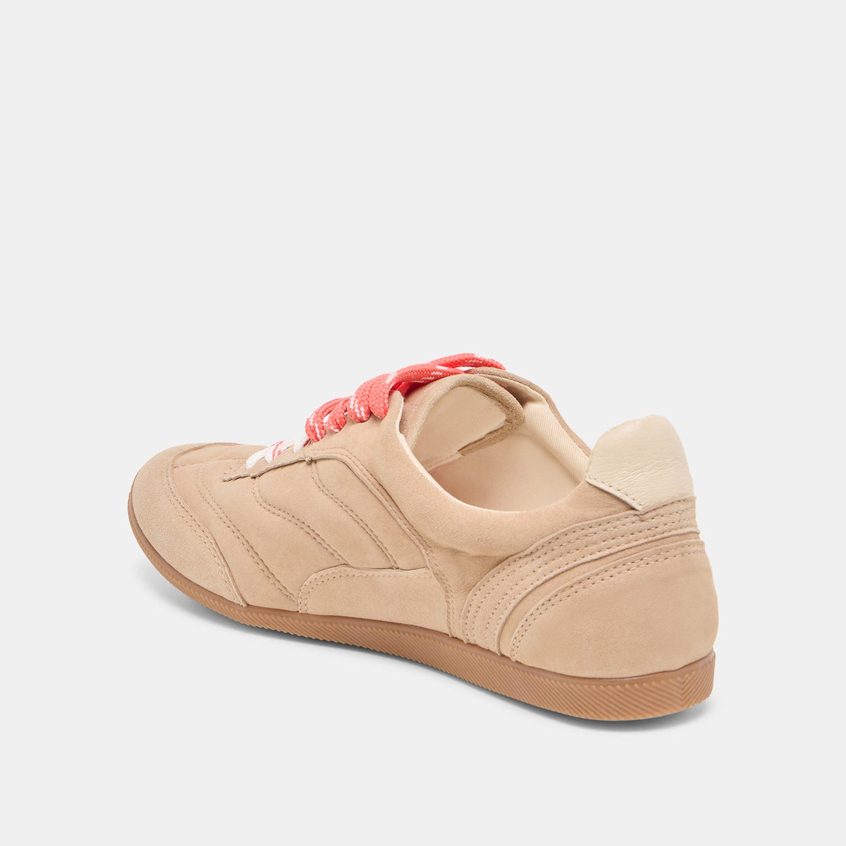 Dolce Vita SHOES Laini Camel Suede Sneakers
