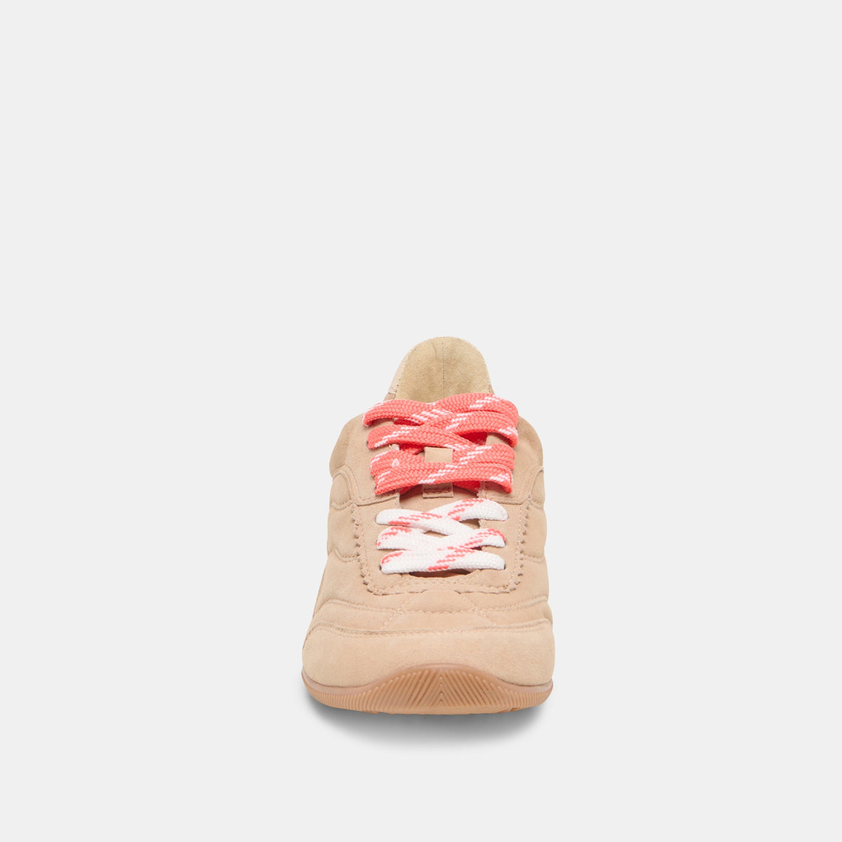 Dolce Vita SHOES Laini Camel Suede Sneakers