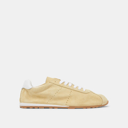 Dolce Vita SHOES Serina Yellow Suede Sneakers