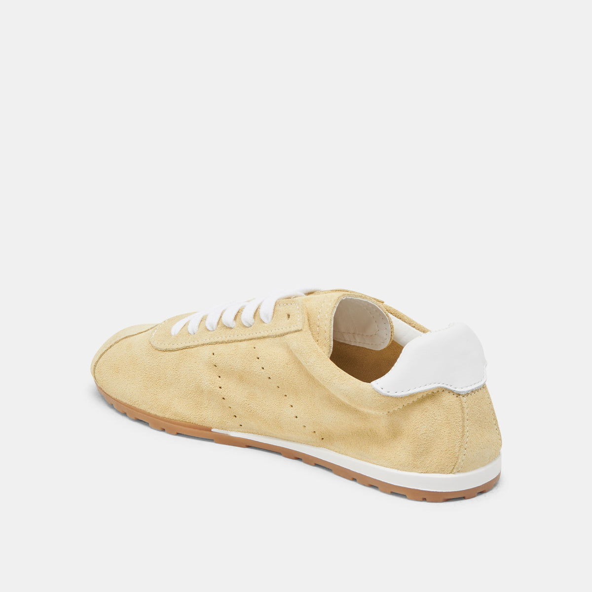 Dolce Vita SHOES Serina Yellow Suede Sneakers