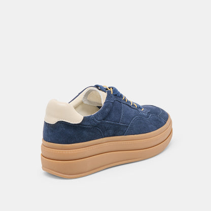 Dolce Vita SHOES Naomy H2O Waterproof Navy Suede Sneakers