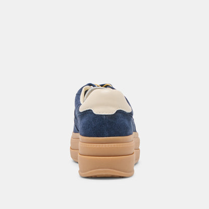 Dolce Vita SHOES Naomy H2O Waterproof Navy Suede Sneakers