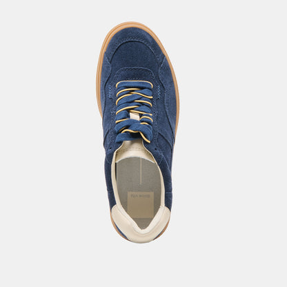 Dolce Vita SHOES Naomy H2O Waterproof Navy Suede Sneakers