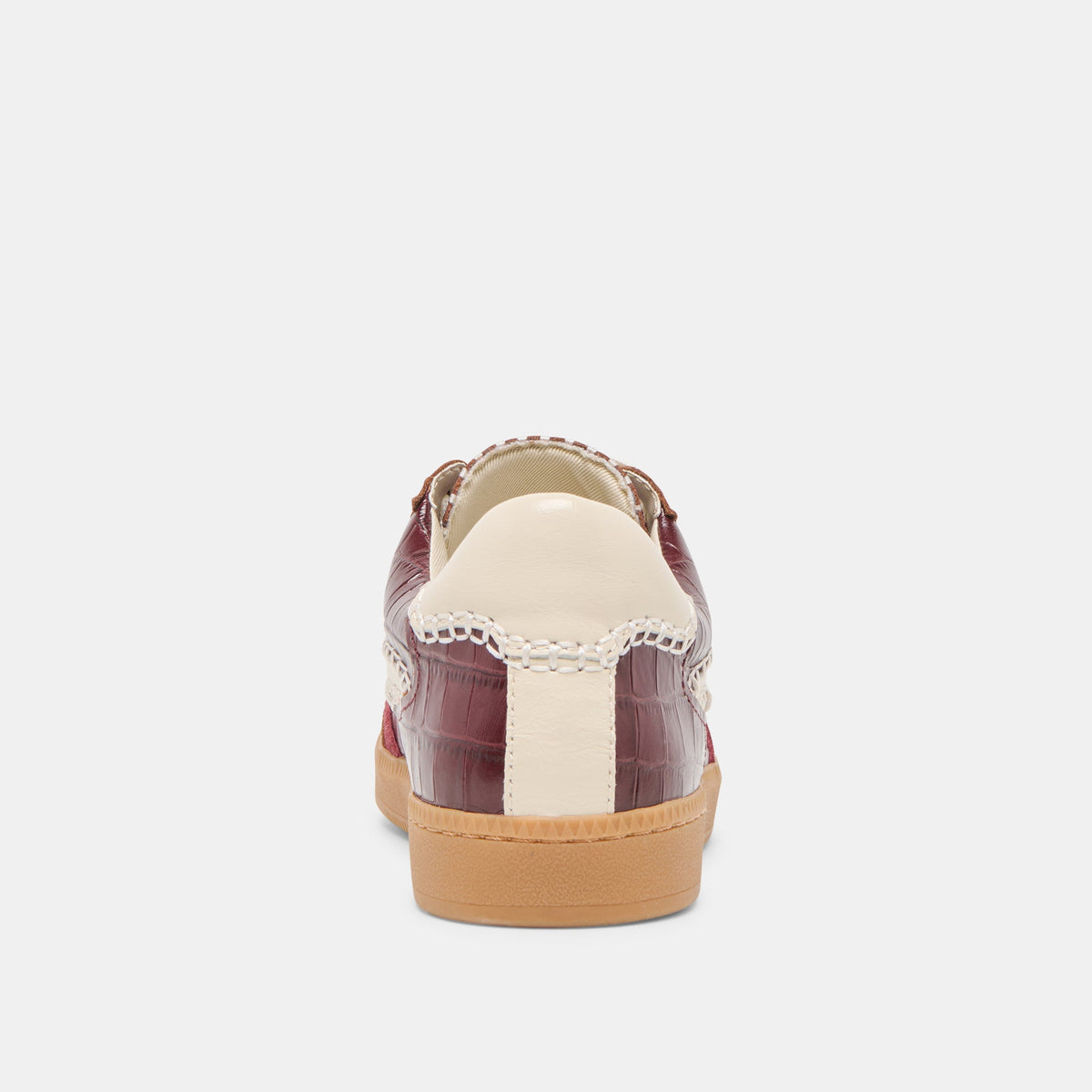 Dolce Vita SHOES NOTICE STITCH SNEAKERS OXBLOOD CROCO EMBOSSED LEATHER
 – Dolce Vita