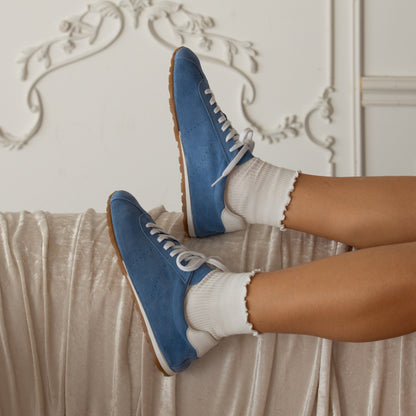 Dolce Vita SHOES SERINA SNEAKERS BLUE SUEDE
 – Dolce Vita