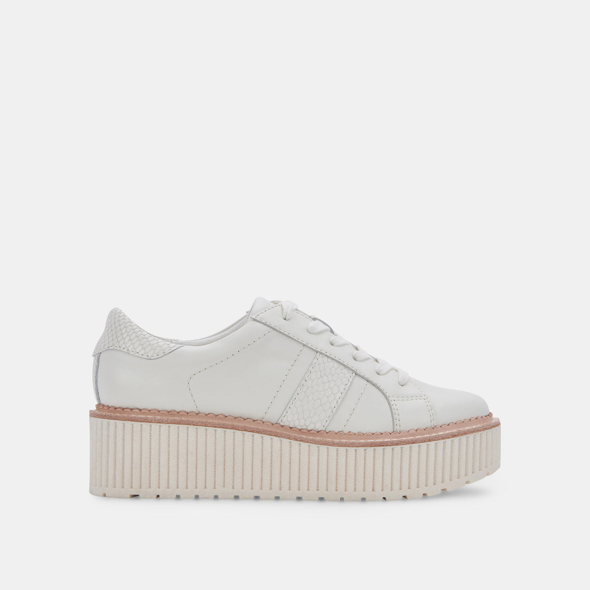 Dolce Vita SHOES TIGER SNEAKERS WHITE LEATHER
 – Dolce Vita