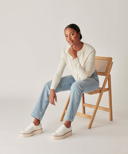 Dolce Vita SHOES TIGER SNEAKERS WHITE LEATHER
 – Dolce Vita