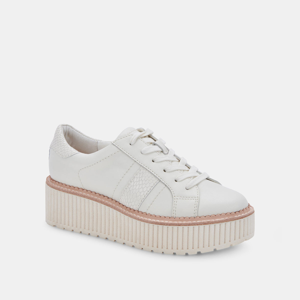 Dolce Vita SHOES TIGER SNEAKERS WHITE LEATHER
 – Dolce Vita