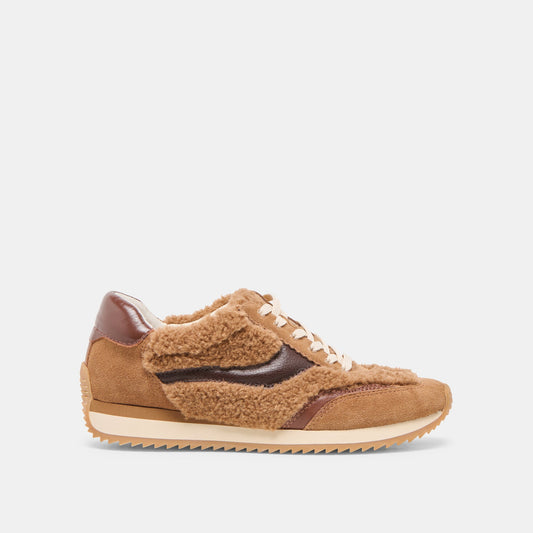 Dolce Vita SHOES B.NTCD Plush Brown Plush Sneakers