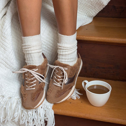 Dolce Vita SHOES B.NTCD Plush Brown Plush Sneakers