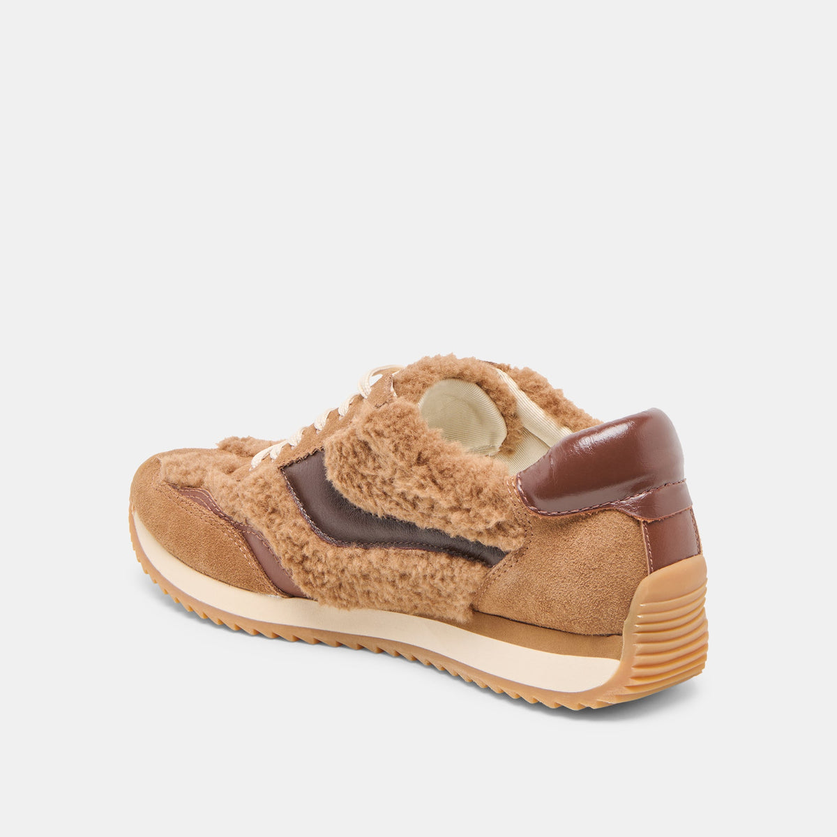 Dolce Vita SHOES B.NTCD Plush Brown Plush Sneakers