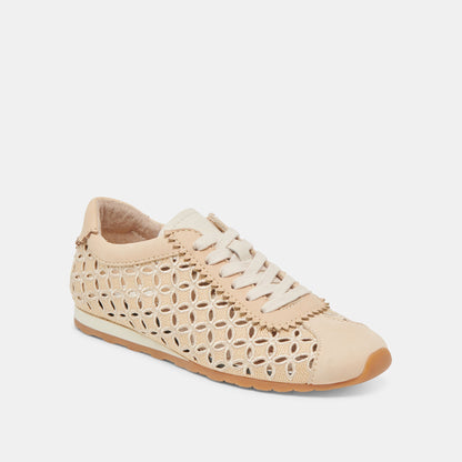 Dolce Vita SHOES DANIE EYELET PERF SNEAKERS LT NATURAL RAFFIA
 – Dolce Vita