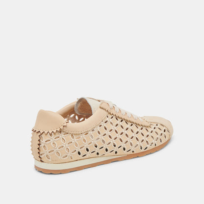 Dolce Vita SHOES DANIE EYELET PERF SNEAKERS LT NATURAL RAFFIA
 – Dolce Vita