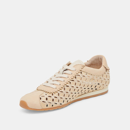 Dolce Vita SHOES DANIE EYELET PERF SNEAKERS LT NATURAL RAFFIA
 – Dolce Vita