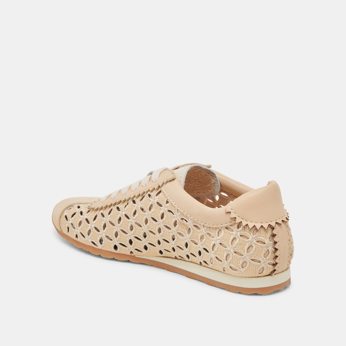 Dolce Vita SHOES DANIE EYELET PERF SNEAKERS LT NATURAL RAFFIA
 – Dolce Vita
