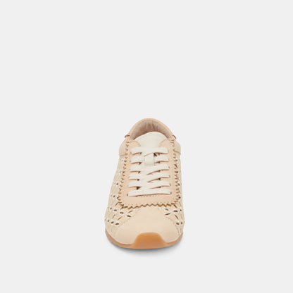 Dolce Vita SHOES DANIE EYELET PERF SNEAKERS LT NATURAL RAFFIA
 – Dolce Vita