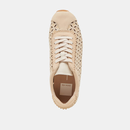 Dolce Vita SHOES DANIE EYELET PERF SNEAKERS LT NATURAL RAFFIA
 – Dolce Vita