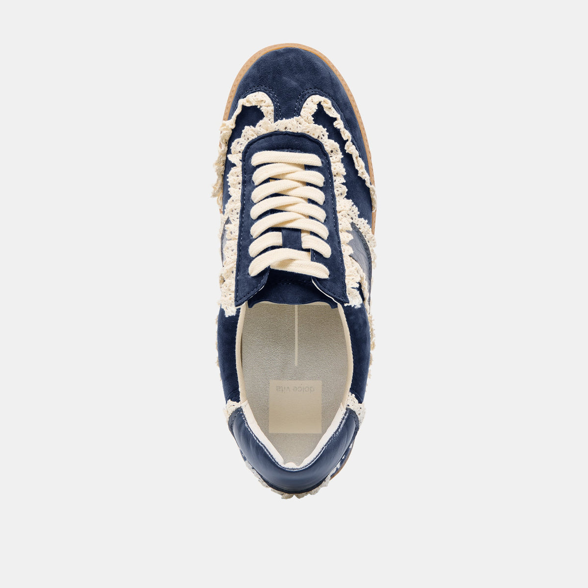 Dolce Vita SHOES Notice Lace Navy Suede Sneakers
