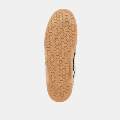 Dolce Vita SHOES Notice Lace Navy Suede Sneakers