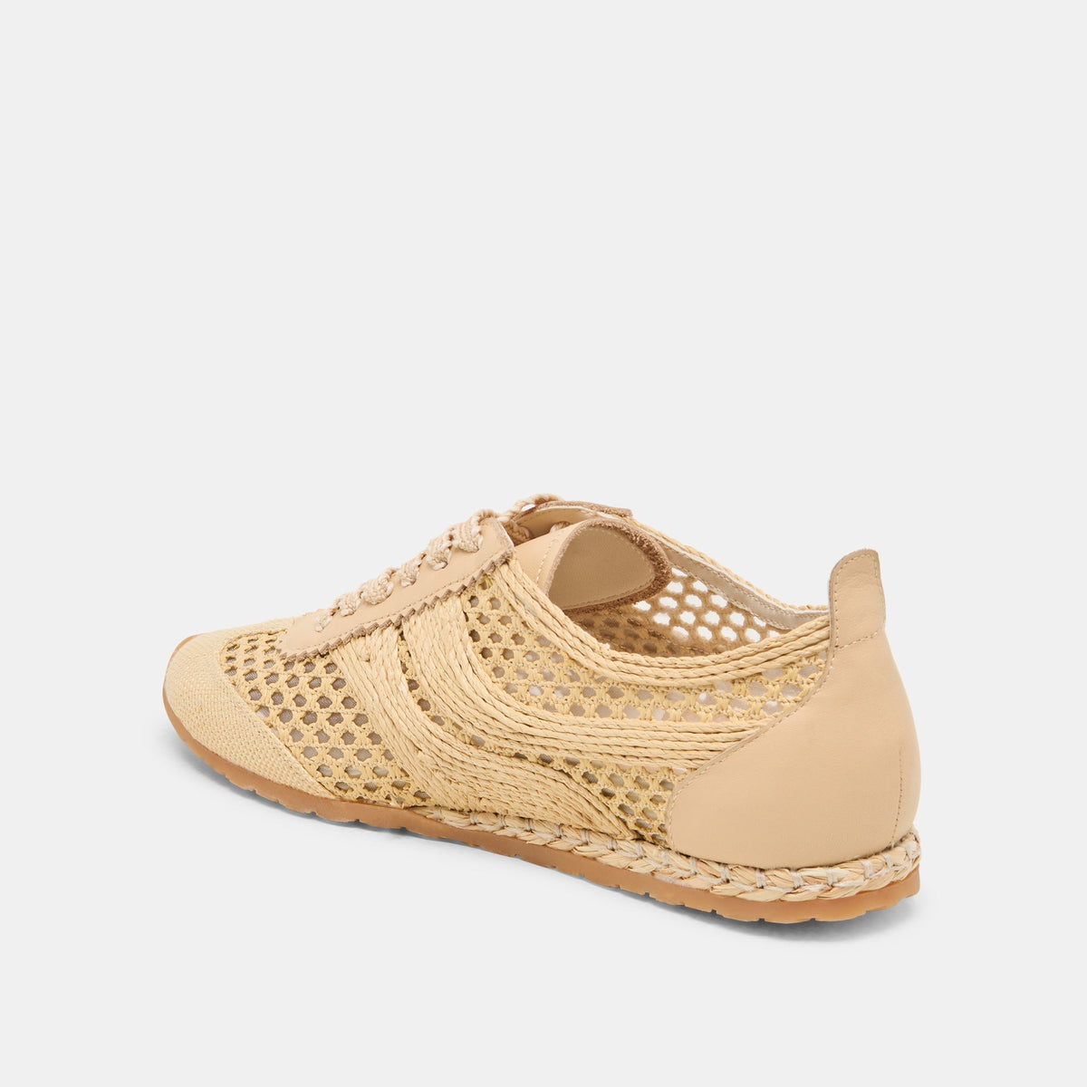 Dolce Vita SHOES Dream Lt Natural Woven Raffia Sneakers